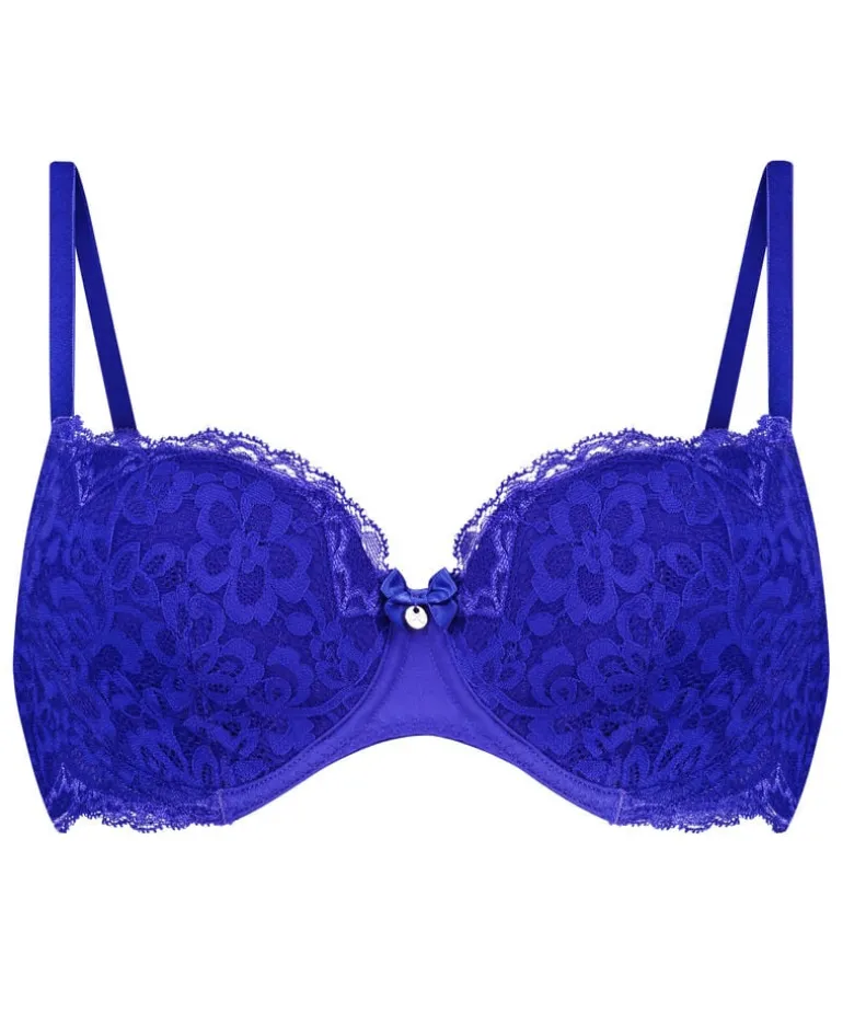 Marine Non-Padded Underwired Bra - Blue