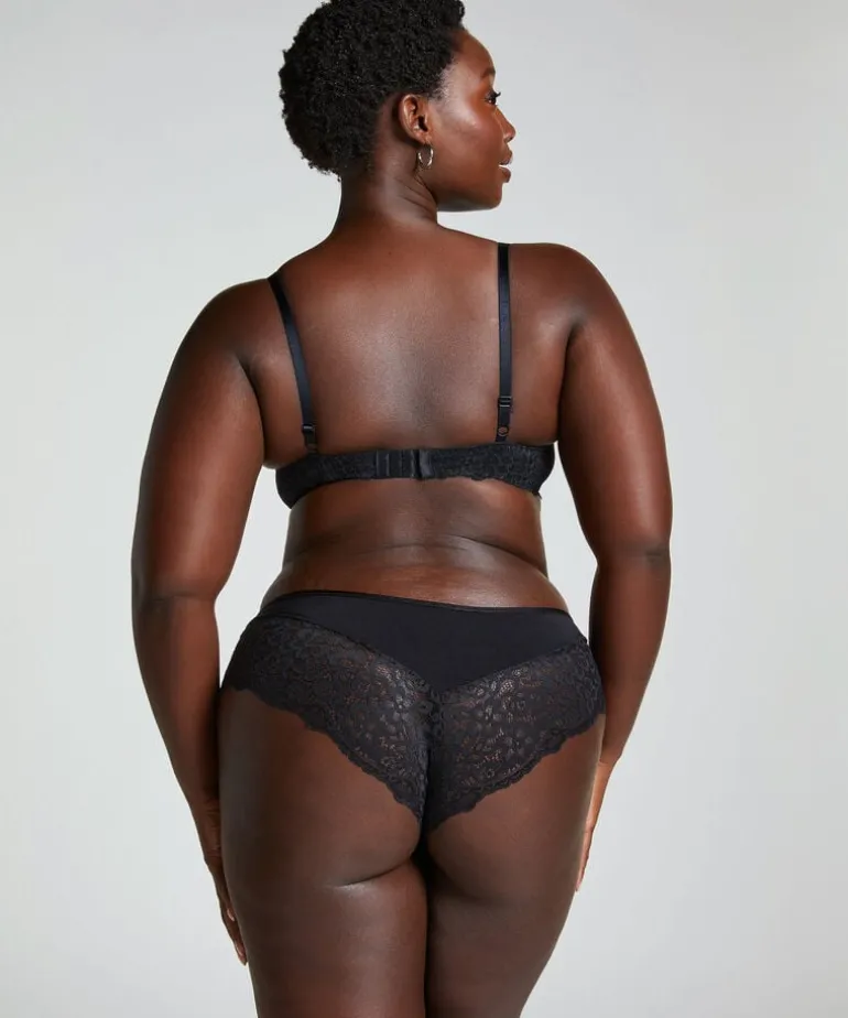 Marine Non-Padded Underwired Bra - Black