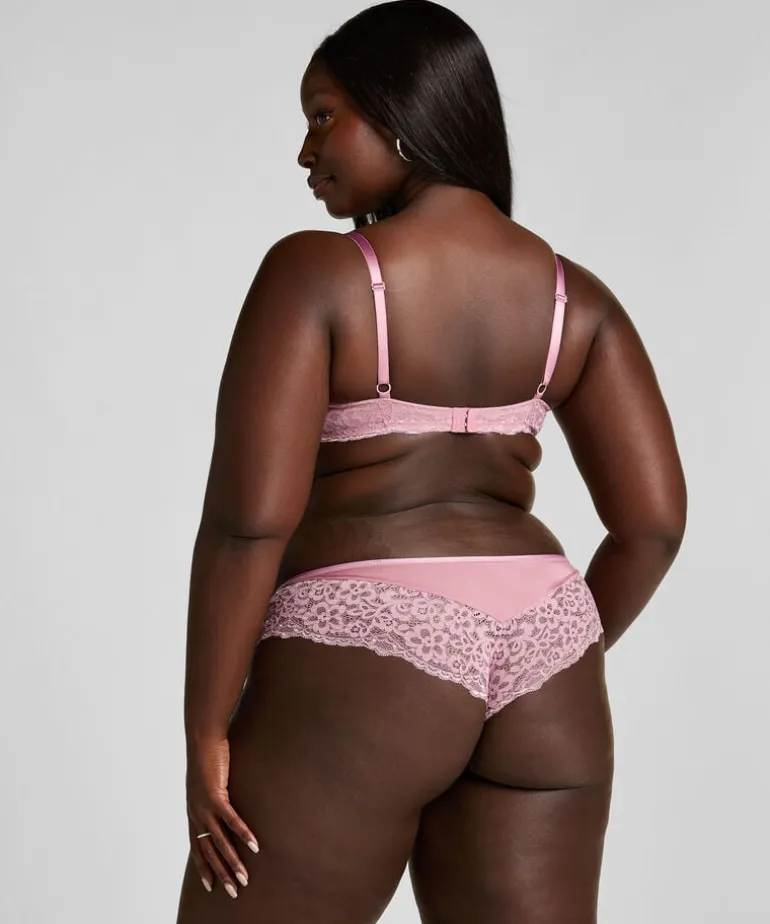 Marine Non-Padded Underwired Bra - Pink