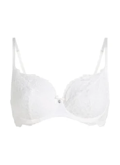 Marine Non-Padded Underwired Bra - White