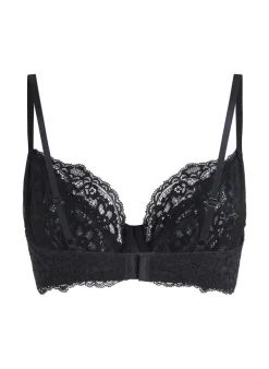 Marine Non-Padded Underwired Bra - Black
