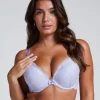 Marine Padded Push-Up Underwired Bra - Purple