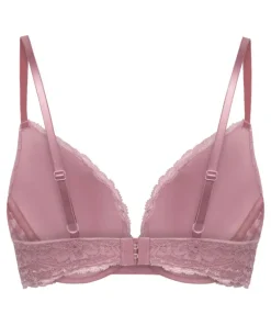 Marine Padded Push-Up Underwired Bra - Pink