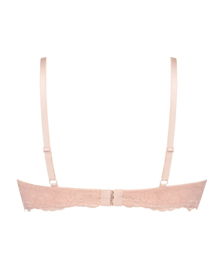 Marine Padded Push-Up Underwired Bra - Pink