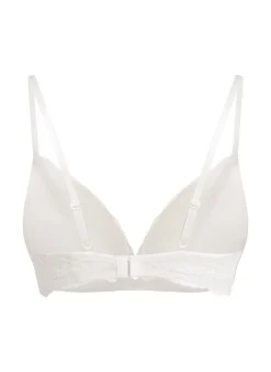 Marine Padded Push-Up Underwired Bra - White
