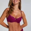 Marine Padded Underwired Bra - Purple