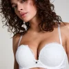 Marine Padded Underwired Strapless Maximizer Bra - White
