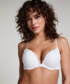 Marine Padded Underwired Maximizer Bra - White