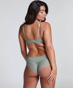 Marine Padded Underwired Bra - Green