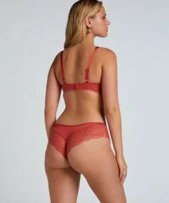 Marine Padded Underwired Bra - Red