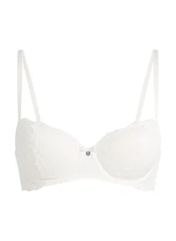 Marine Padded Underwired Bra - White