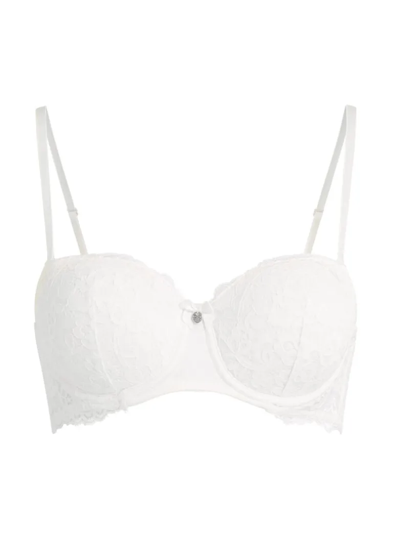 Marine Padded Underwired Bra - White