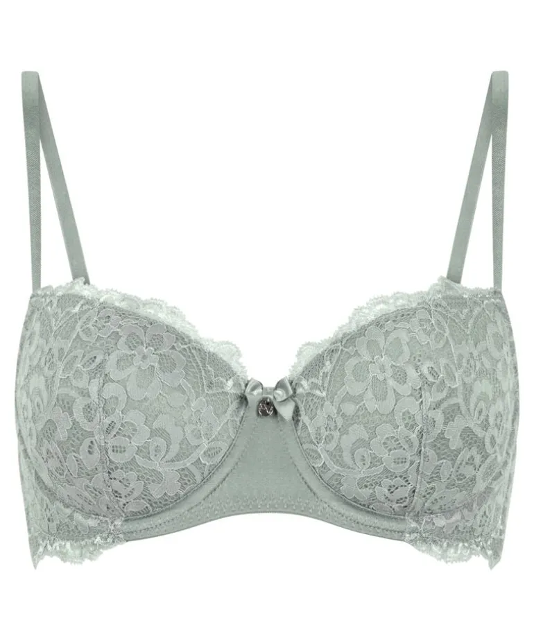 Marine Padded Underwired Bra - Green