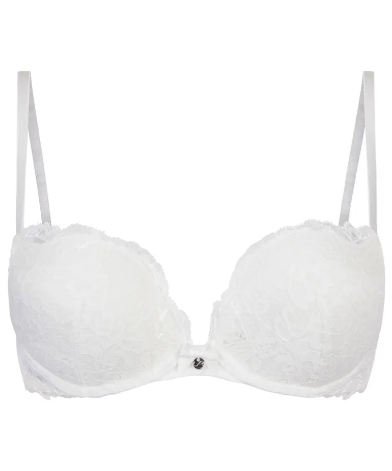 Marine Padded Underwired Maximizer Bra - White