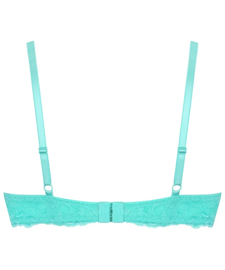 Marine Padded Underwired Bra - Green