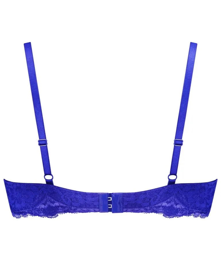 Marine Padded Underwired Bra - Blue