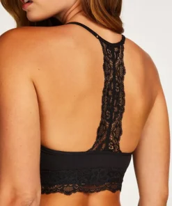 Marine Seamless Bralette - Black