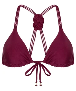 Marrakech Triangle Bikini Top - Red