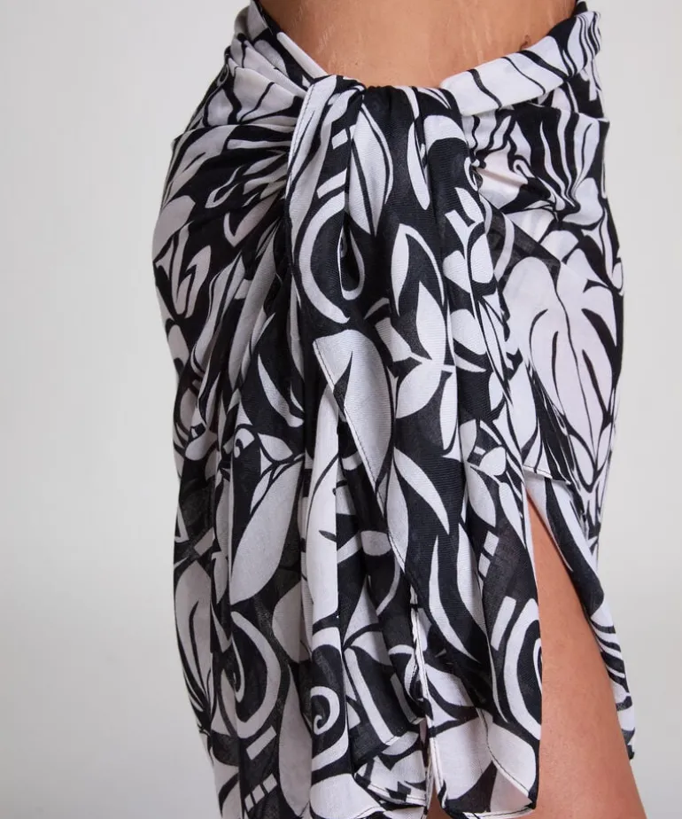Mauritius Midi Pareo - Black