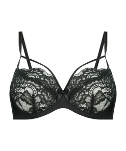 Mavis Non-Padded Underwired Bra - Black
