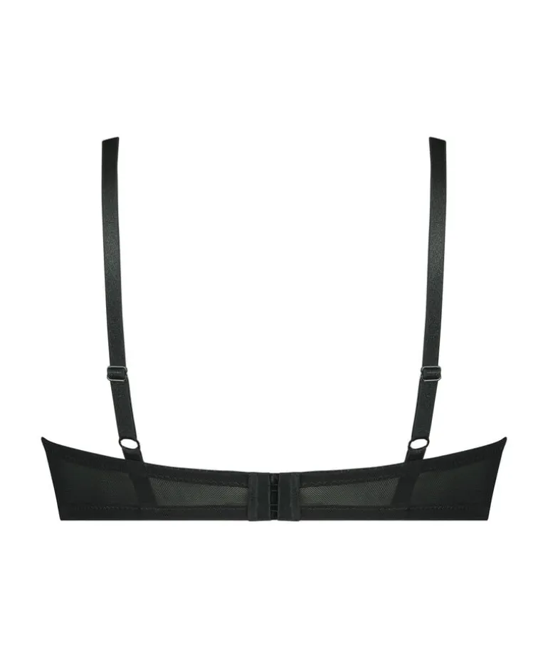 Mavis Non-Padded Underwired Bra - Black