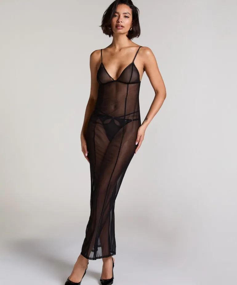 Maxime Slip dress - Black