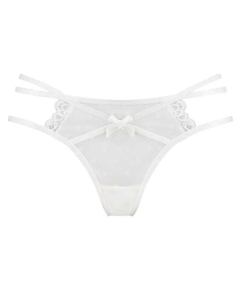 Melda thong - White