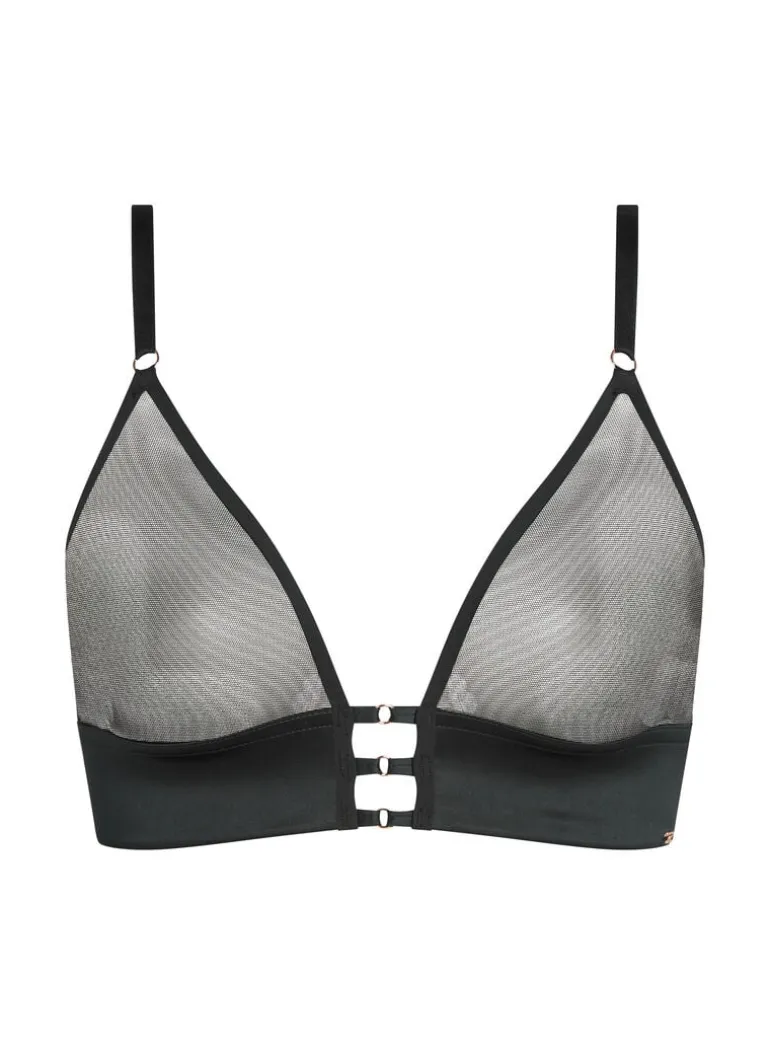 Mesh Essentials Bralette - Black