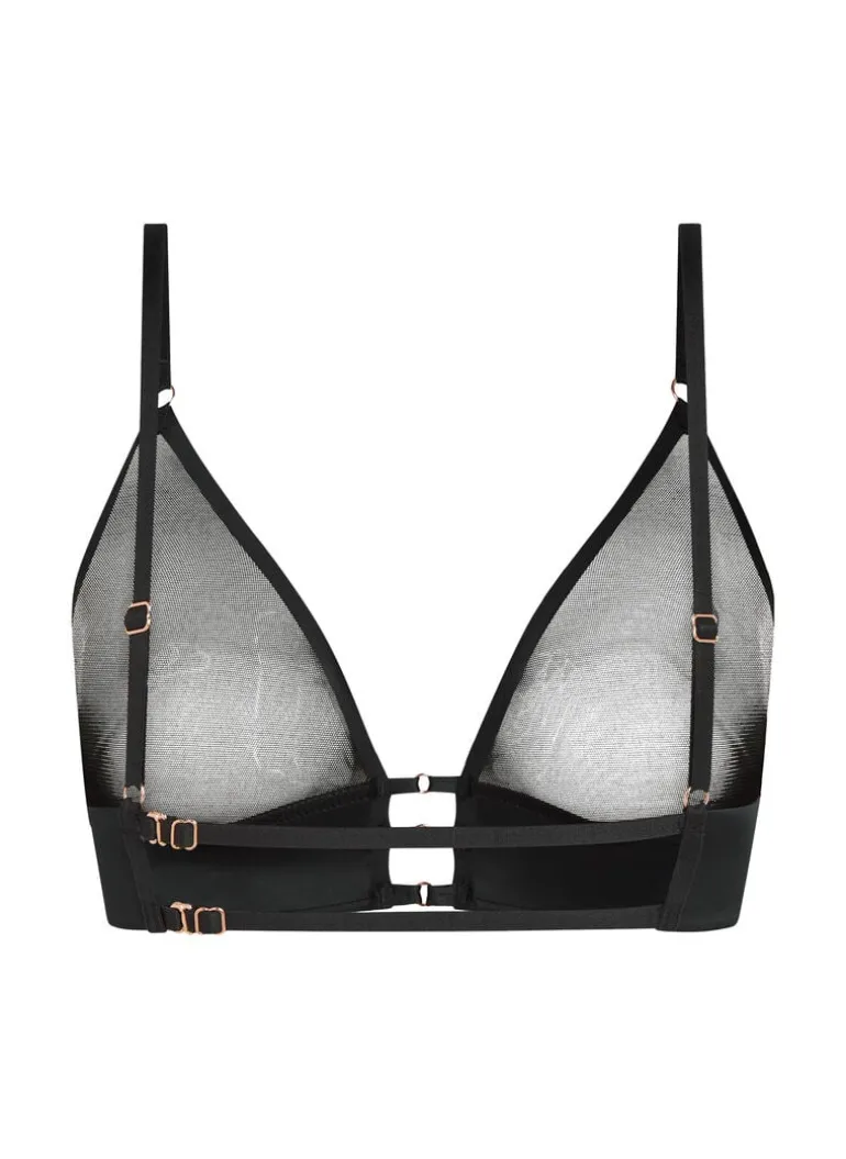 Mesh Essentials Bralette - Black