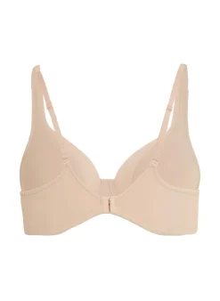 Mesh non-padded underwired bra - Beige