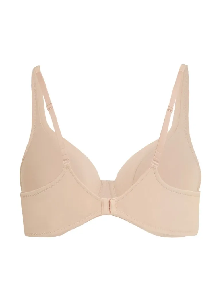 Mesh non-padded underwired bra - Beige
