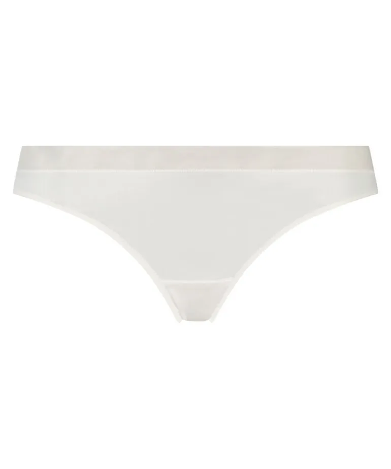 Mesh thong - White
