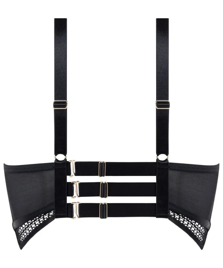 Missy Non-padded Unerwired Longline Bra - Black
