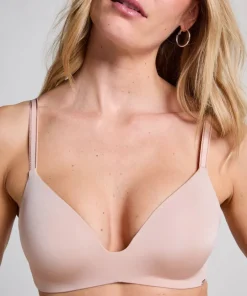 Mona padded non-underwired bra - Beige