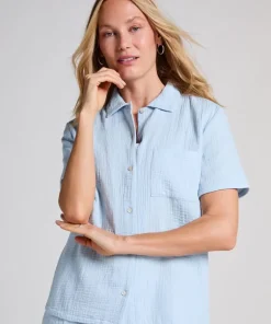 Muslin Jacket - Blue