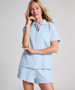 Muslin Jacket - Blue