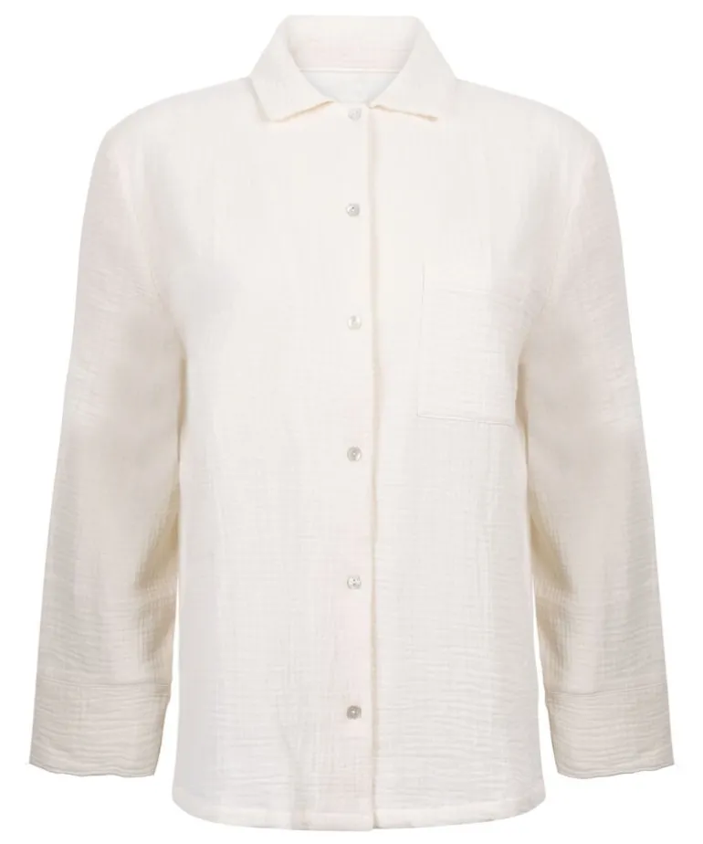 Muslin Jacket - White