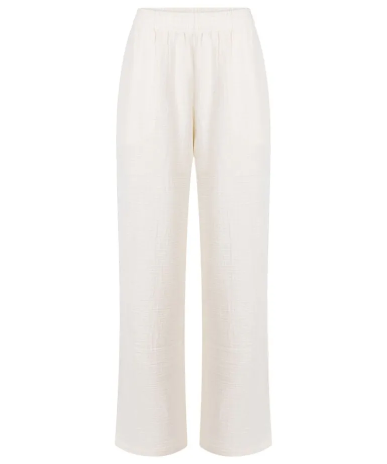 Muslin Pants - White