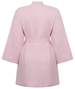 Muslin Robe Short - Pink