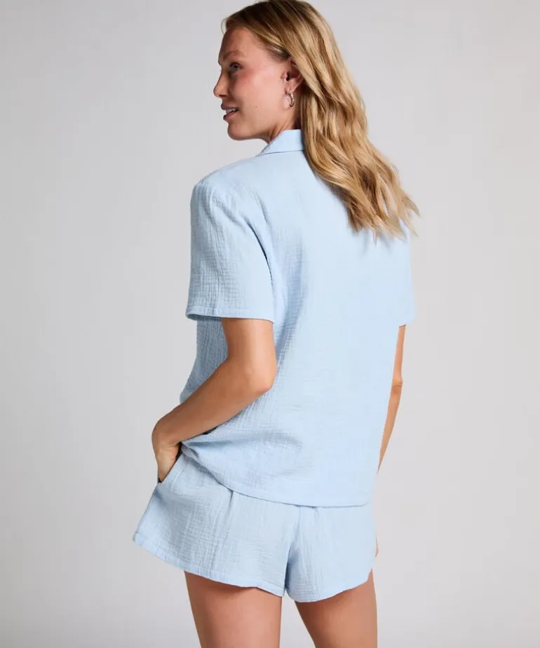 Muslin Short - Blue