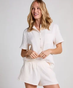Muslin Short - White