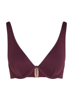 Neoprene Bikini Top - Purple