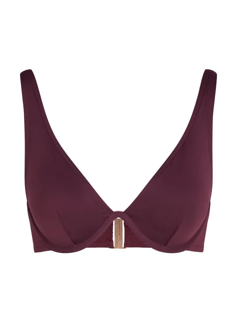 Neoprene Bikini Top - Purple
