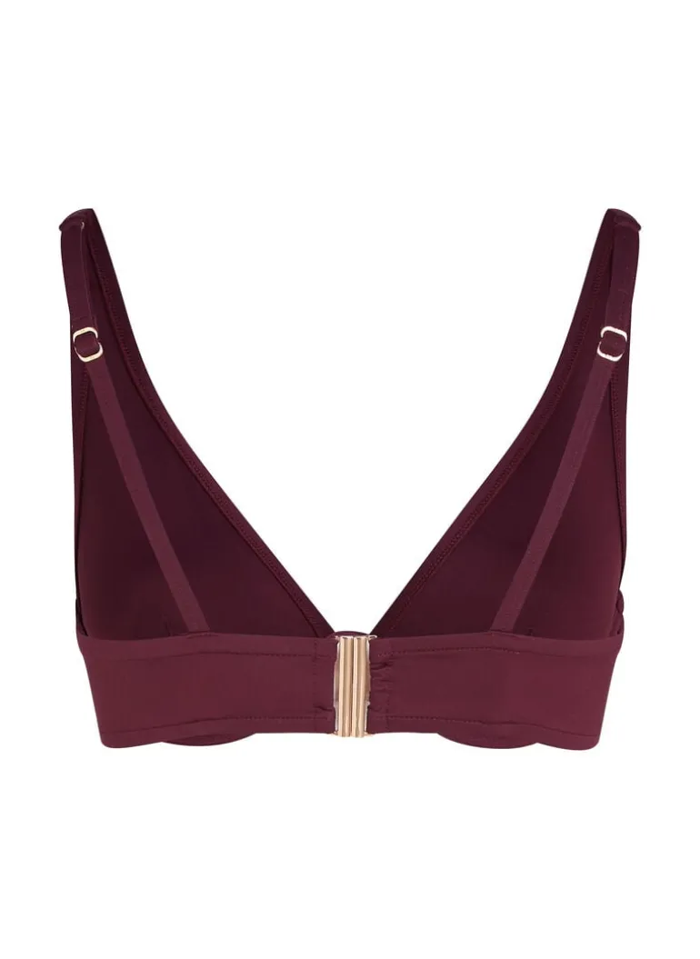 Neoprene Bikini Top - Purple