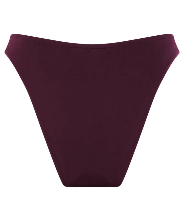 Neoprene Highleg Bikinibottom - Purple