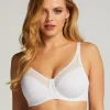 Nina Non-Padded Underwired Minimizer Bra - White