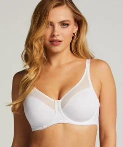 Nina Non-Padded Underwired Minimizer Bra - White