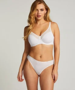 Nina Non-Padded Underwired Minimizer Bra - White