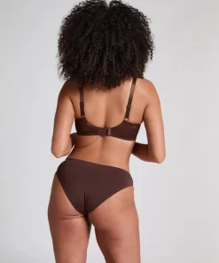 Nina Non-Padded Underwired Minimizer Bra - Brown