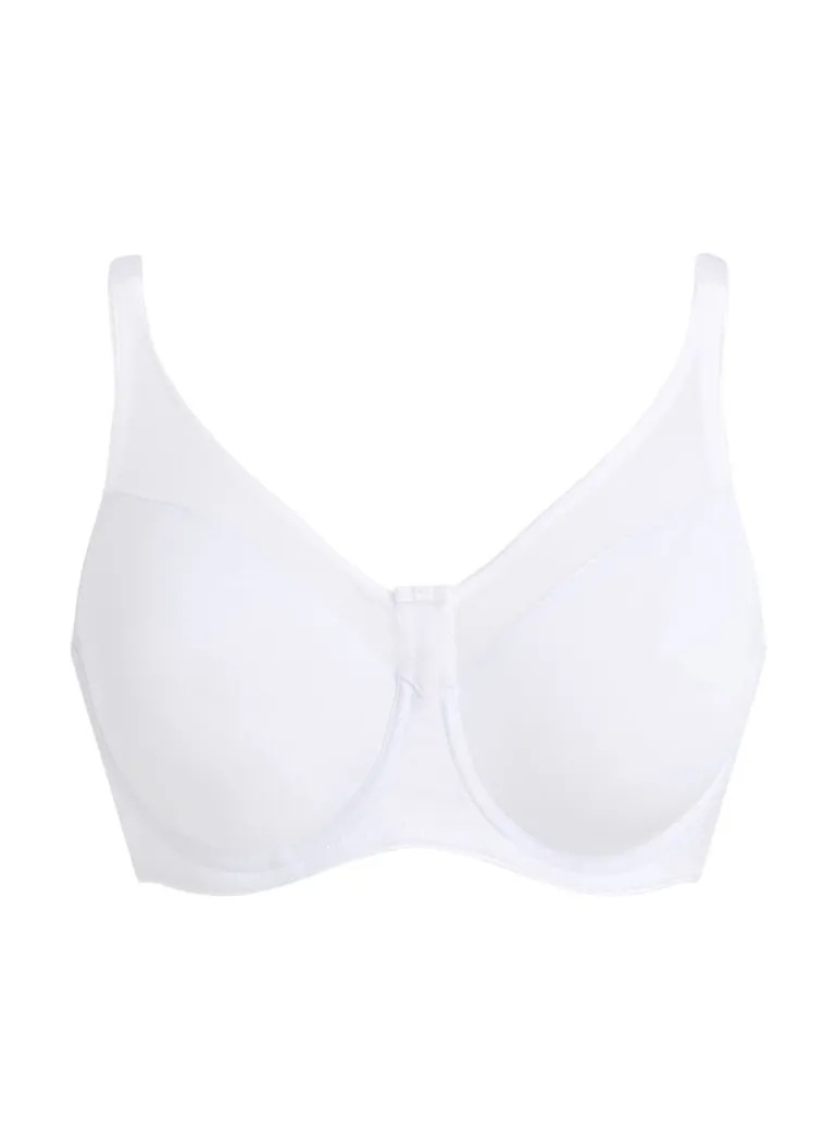 Nina Non-Padded Underwired Minimizer Bra - White